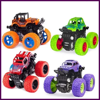 怪物卡车玩具摩擦动力玩具车儿童推行车辆最佳 — 第 1/4 张图片