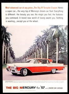 Mercury Sedan Original 1957 Vintage Print Ad Wall Art - Picture 1 of 1