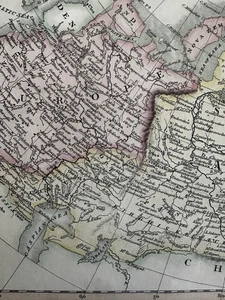 Russia in Asia Empire Europe Tobolsk Siberia 1820 Smith scarce gorgeous map - Picture 1 of 7