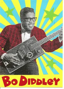 BO DIDDLEY POSTER. A3. Blues, R'n'B, Rock'n'Roll. - Imagen 1 de 1