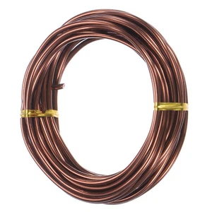 Alambre de entrenamiento para bonsái, cables de aluminio de 3 mm 16,4 pies de longitud total, bronce de 5 metros - Imagen 1 de 7