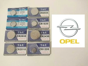 Pile de remplacement pour clé OPEL tous modèle au choix - Piles Neuves - Picture 1 of 20