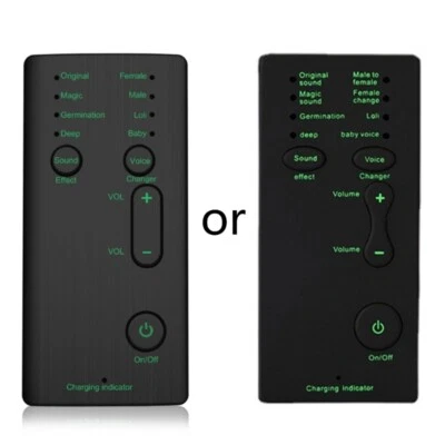 Portable Voice Changer Sound Card Live K Song Game Headset Microphone Laptop - Image 1 of 4