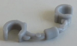 LEGO Minifig Utensil - Handschellen / Handcuffs (4 Stück), hell blaugrau # 61482 - Bild 1 von 1