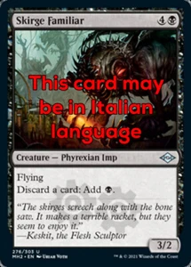 MTG SKIRGE FAMILIAR EXC - SKIRGE FAMIGLIO - MH2 - MAGIC - Picture 1 of 1