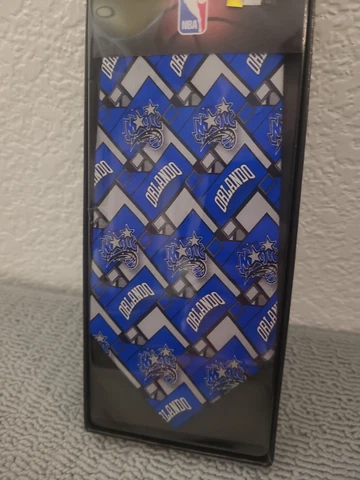 ORLANDO MAGIC NECKTIE NECK TIE NBA RALPH MARLIN 100% SILK Still in Box Cover