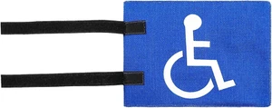 Disable Golf Cart Flag with Straps, Easy to Install Handicap Flags for Golf Cart - Picture 1 of 12