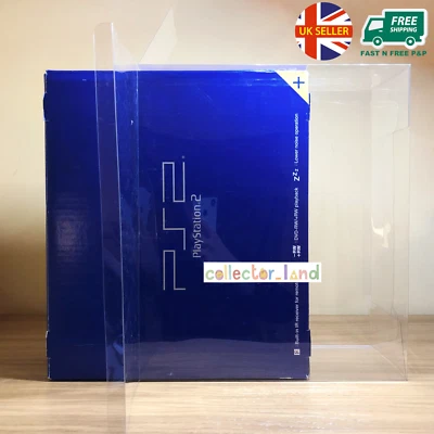 1 x BOX SCHUTZFOLIE Sony PlayStation 2 PS2 Spiel Fat Konsole Box Klar VITRINE - Bild 1 von 4