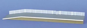 Ratio 243 GWR Station Fencing, Ramps & Gates White N Gauge - Picture 1 of 1