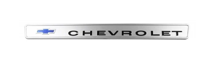 1967-68 Chevy Truck Glove Box Door Emblem "Chevrolet" NEW Trim Parts! - Image 1 of 1