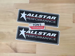 Juego de dos calcomanías de rendimiento Allstar 2x6,5 pegatinas camión arrastrar tierra nascar carreras - Imagen 1 de 2