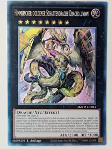 Himmlischer Goldener Schattendrache Drachgluxion MZTM-DE014 Collectors DE NM YGO - Bild 1 von 1