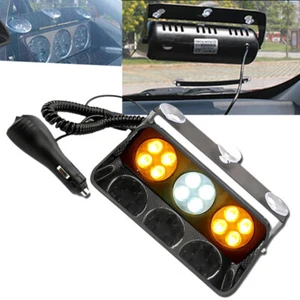 Auto Stroboskop Lampe Armaturenbrett Windschutzscheibe Blinkleuchte Notfall Warnleuchte 12V - Bild 1 von 18