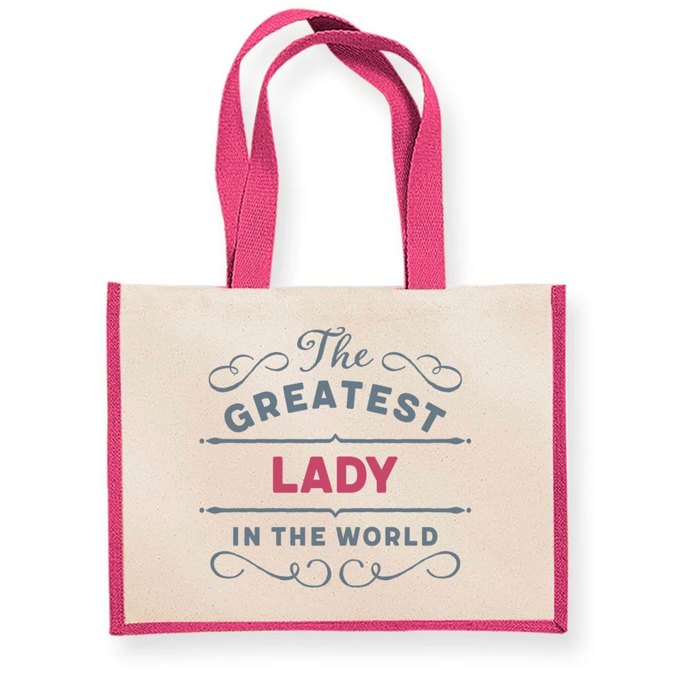 DESIGN, INVENT, PRINT! Lady Gift Birthday Bag Personalised Keepsake Present Tote Christmas Gift Idea
