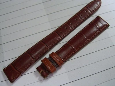 CORREA CORREA DE CUERO MARRÓN VINTAGE NOS 13X10 MM RAYMOND WIL DAMAS *5029 Foto 1 de 4