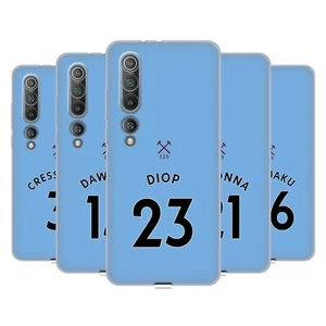 WEST HAM UNITED FC 2020/21 PLAYERS AWAY KIT GEL CASE FOR XIAOMI REDMI PHONES - Picture 1 of 21