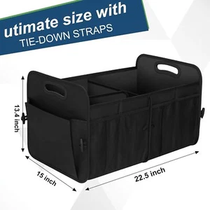Car Trunk Organizer, Car Storage Organizer with 72L Capacity, 22.5x15x13.4 inch - Picture 1 of 10