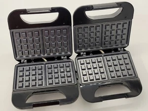 2 mini fabricantes de gofres Tutin 9"" x 9"" - Imagen 1 de 14