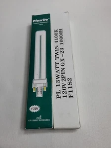 Plusrite CF 13S/827 2 Fluorescent Twin Bulb Tube 13W 2 Pin GX23 Base - Picture 1 of 5