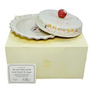 Lenox Disney Snow White And The Seven Dwarfs Pie Keeper 2005 NEW IN BOX WITH COA - Picture 1 of 20