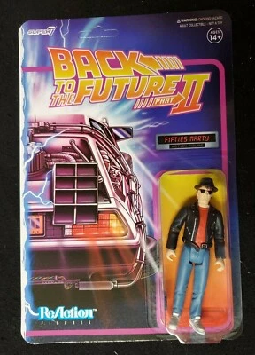 Figura de acción/reacción Super 7 Marty McFly Back to the Future II - 3,75" de los años 50 Foto 1 de 3