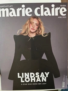 Marie Claire Magazine April 2025 Lindsay Lohan Arabia - Picture 1 of 2