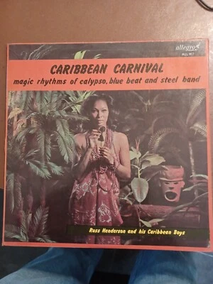 RUSS HENDERSON & HIS CARIBBEAN BOYS CARIBBEAN CARNIVAL VINYL LP 1966 - Image 1 of 4