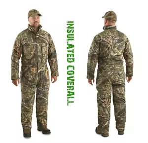 Camo Insulated Tundra Coverall Pants Hunting camping fishing hiking Small - 6XL - Picture 1 of 7