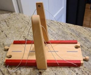 Plan Toys Plan City Wooden Replacement Track Bridge 8.5" Straight Red. READ! - Picture 1 of 10