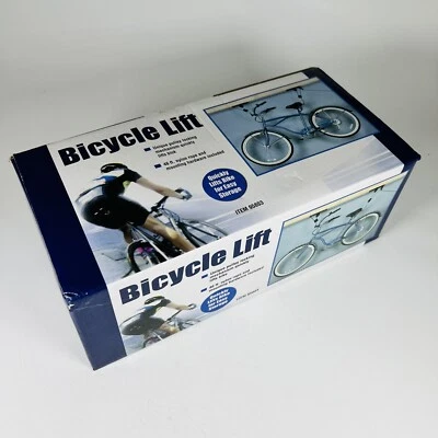 Bike lift 95803 bicycle storage system pulleys rope garage ceiling holder NEW - Image 1 of 4
