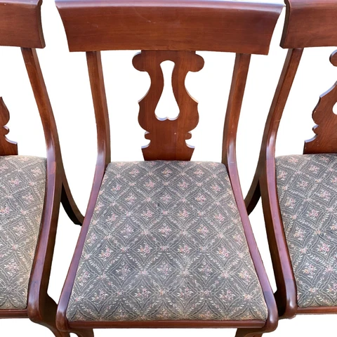 Consider H. Willett Set of 6 Cherry Dining Chairs Mid Century MCM Louisville Ky Cover