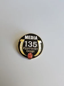 135th Kentucky Derby Media Pin 2009 Churchill Downs Mine That Bird Borel - Picture 1 of 6