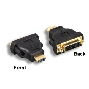 Adaptador digital hembra Kentek HDMI macho a DVI-D conector chapado en oro HDTV - Imagen 1 de 1