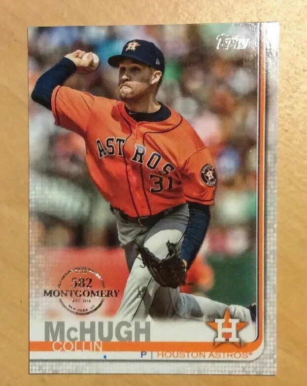 2019 Topps 582 Montgomery Houston Astros Collin McHugh #674 SP - Image 1 of 1