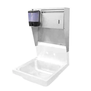 John Boos PB-STD-1410-X Wall Mount Paper Towel & Soap Dispenser Mobile Hand Sink - Picture 1 of 9