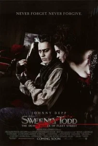 SWEENEY TODD: THE DEMON BARBER OF FLEET STREET Movie POSTER 27 x 40, E - Picture 1 of 1
