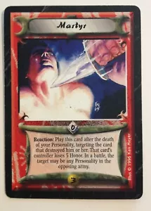 Martyr L5R La Leyenda de los Cinco Anillos CCG Edición Esmeralda 1996 - Imagen 1 de 1