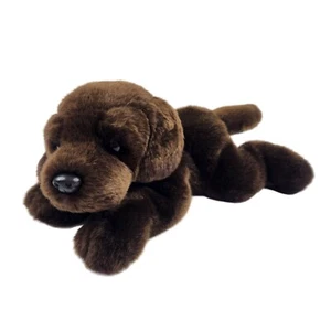 Bestever Chocolate Lab Plush Realistic Labrador Retriever 12" Stuffed Animal - Picture 1 of 10