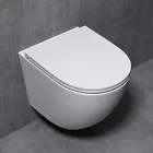 Spülrandlos Wand-WC Hänge-WC Spülrandloses Toilette Softclose WC-Sitz A179-neu
