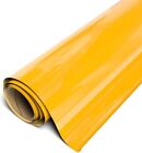 Siser EasyWeed Heat Transfer Vinyl 11.8" x 5ft Roll (Sun Yellow) - Compatible wi