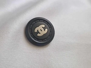 One CHANEL Graphite Large Button 24mm - Picture 1 of 7