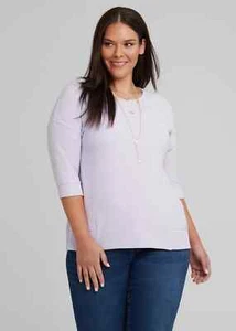 Taking Shape Long Sleve Calista Panels size 20-22 Top/Tunic Lilac BNWT RRP $99 - Picture 1 of 4