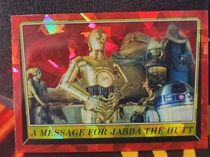 2023 Topps Star Wars Chrome Sapphire A Message For Jabba The Hutt #17 C-3PO - Picture 1 of 2