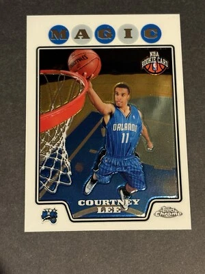 2008-09 Topps Chrome Basketball Card #201 Courtney Lee Rookie - Image 1 of 3