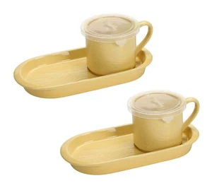 Temp- tations Woodland S/2 Suppen- und Sandwich-Sets Buttercreme - Bild 1 von 1
