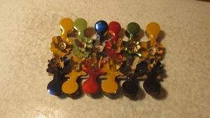 12 clips antiguos para velas de hojalata de árbol de Navidad - Imagen 1 de 1