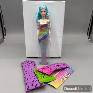 Barbie Color Reveal Puppe - Regenbogen Meerjungfrau - EXTRA LANGE blaue Haare - Bild 1 von 4
