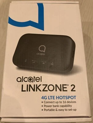 TOTALMENTE NUEVO: Punto de acceso Wi-Fi móvil 4G LTE Alcatel Linkzone 2 TCMW43SOAN1🆕 ✅ Foto 1 de 4