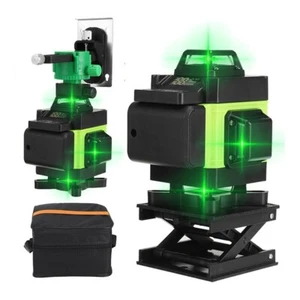 Livella laser autolivellante 360° raggio verde 16 linee orizzontale e verticale - Foto 1 di 21