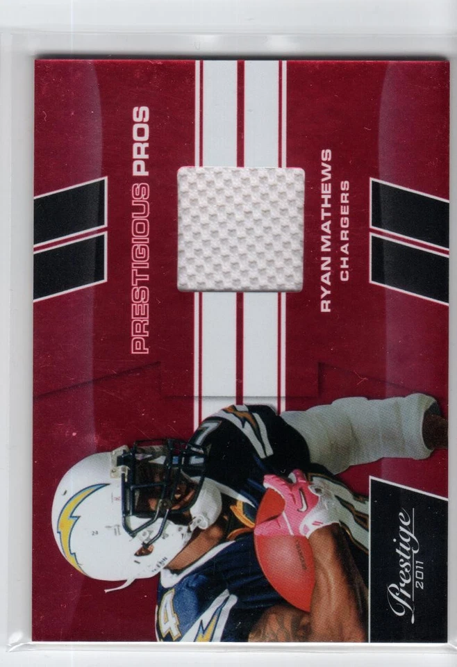 2011 Prestige Prestigious Pros Materials Red #44 Ryan Mathews /250 - Image 1 of 1
